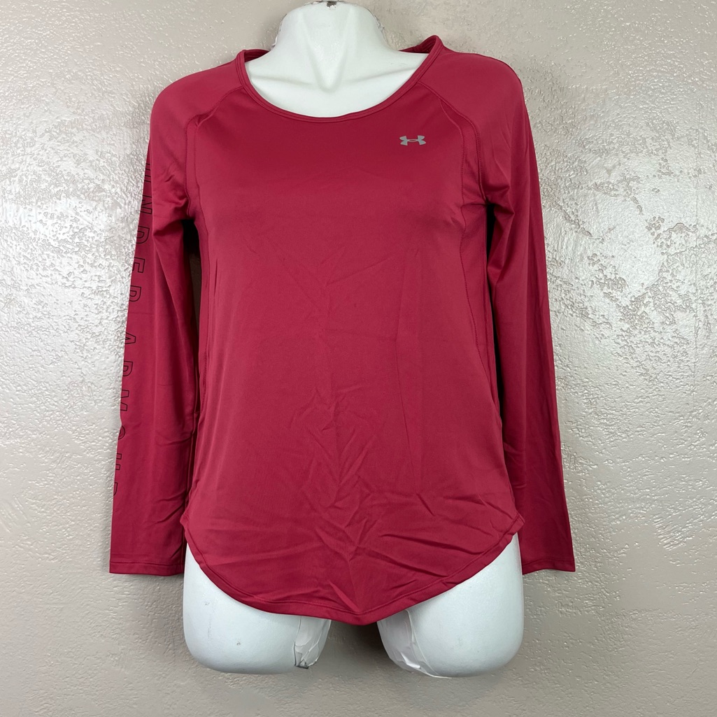 5 For $30 Under Armor Long Sleeve Athletic Pink Shirt Size Xs